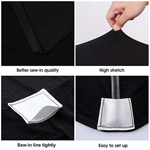 6ft Stretch Spandex Fitted Tablecloth - Wrinkle-Free Rectangle Table Cover