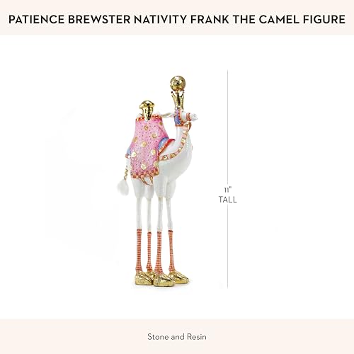 Hand-Painted Nativity Camel Figurine - 11" Christmas Tabletop Decor