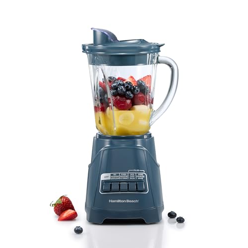 700W Smoothie Blender with 40 oz Glass Jar and Wave Action System
