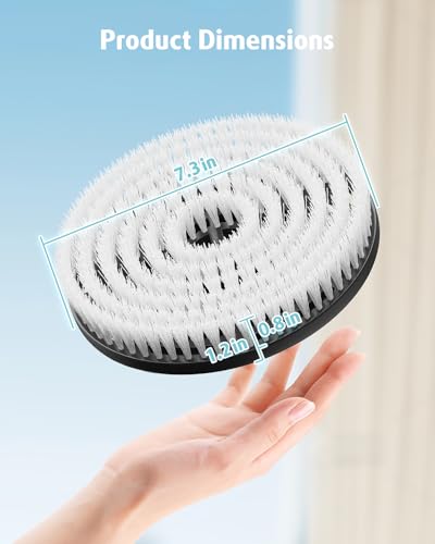 2-Pack Upgraded Steam Mop Brush Pads for Hard Sealed Floors