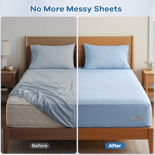 Fitted Sheet Holders for Corners - Secure and Easy Installation - 4PCS