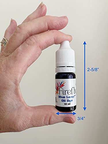 Lamp Oil Dye 3-Pack - Blue Tiki Torch Fuel, 30ml Total