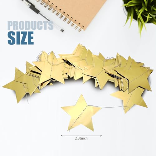 4 Pcs Star Garlands,157 in, Glitter Garlands Banner Decor