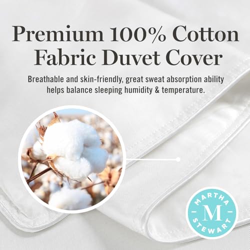 Martha Stewart Queen Goose Feather & Down Comforter - All Season Duvet Insert