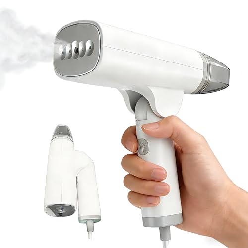 Portable Handheld Garment Steamer & Iron, 1300W Foldable Travel Clothes Steamer