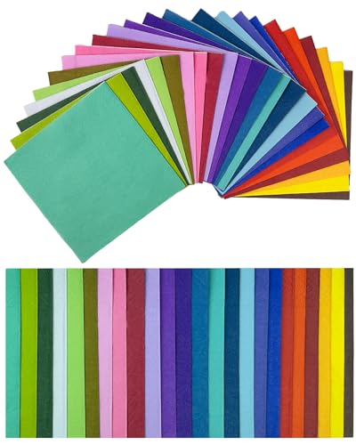 Surprisist 24-Color Disposable Cocktail Napkins 120pcs 5x5 inch for Parties & Events
