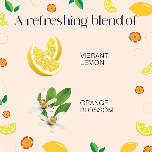 Plug-In Scented Oil Air Freshener Refills, Lemon Zest & Poppy (5 Pack)