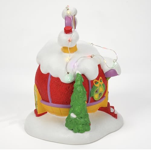 Department 56 Grinch Village Who-Lectric Light Repair Lit Building, 7-Inch