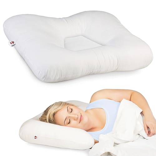Tri-Core Midsize Gentle Ergonomic Neck Pillow for Pain Relief