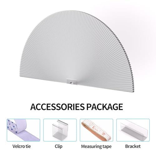 Arch Half Circle Blackout Cellular Shades - 36" W X 18" H