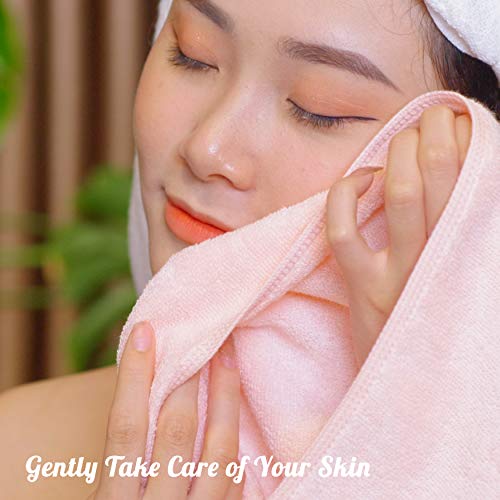 Cotton Fingertip Towels for Bathroom - Soft, Absorbent, Quick-Dry, 11x18 Inches - 4 Pack