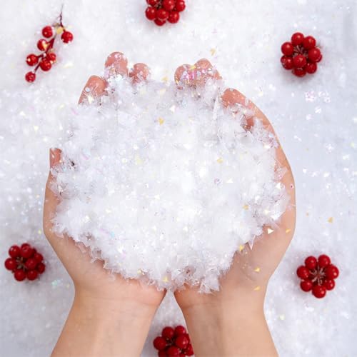 Artificial Snow Powder 100g for Christmas Decorations & Winter Scenes