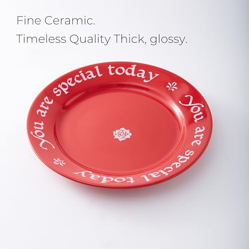 You Are Special Today 10.6-Inch Ceramic Celebration Plate - Red Keepsake
