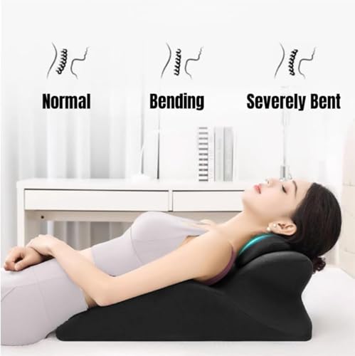 Ergonomic Memory Foam Couples Pillow - 27° Wedge for Support