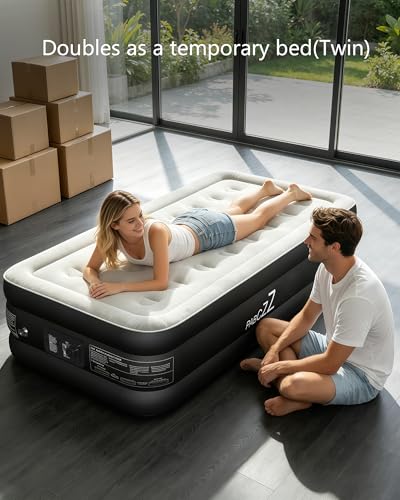 Twin Air Mattress with Built-in Pump - 18" Elevated Inflatable Guest Bed