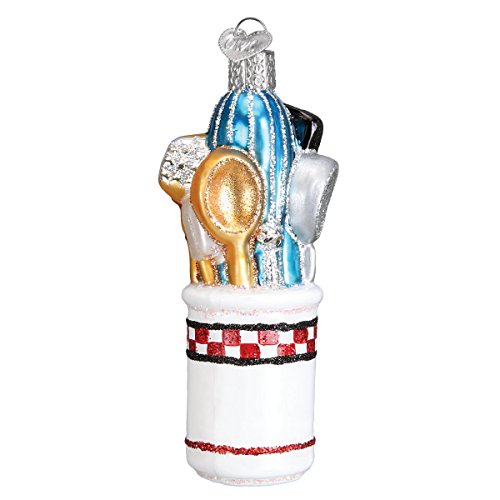 Old World Christmas Hand-Painted Glass Kitchen Utensil Ornament - Holiday Decor