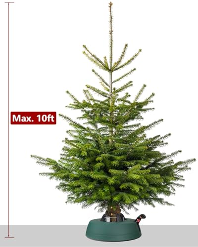 Real Christmas Tree Stand with Foot Pedal & Water Reservoir - Fits up to 10ft