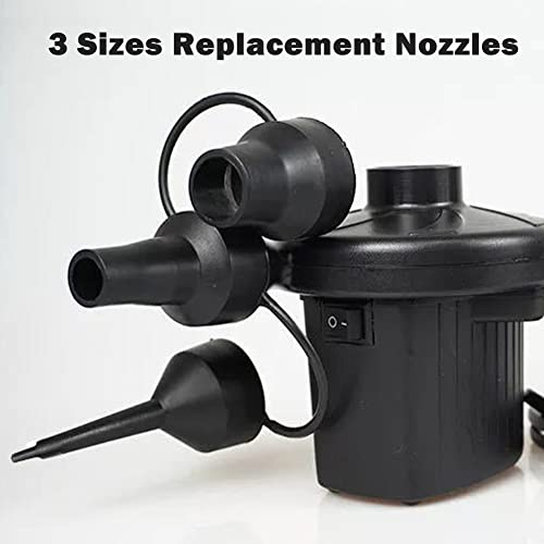 3-in-1 Air Pump Nozzle Set for Inflatable Beds, Toys & Pools