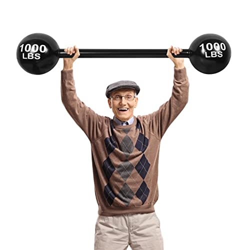 2 PCS Giant Inflatable Dumbbell Props for Costume Party and Photo Booths