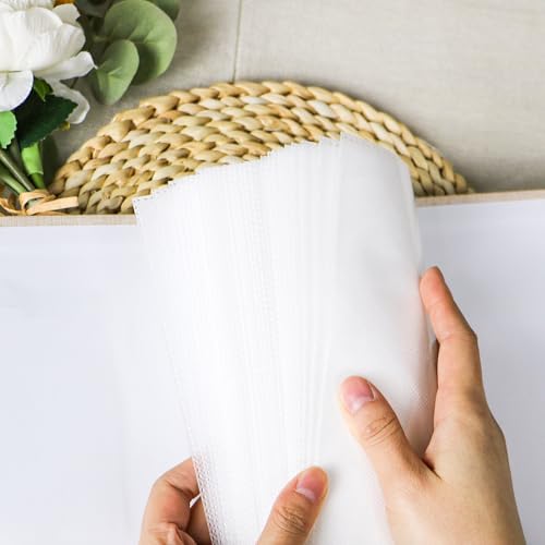 5x7 Photo Album with Linen Cover - Holds 100 Photos, Beige
