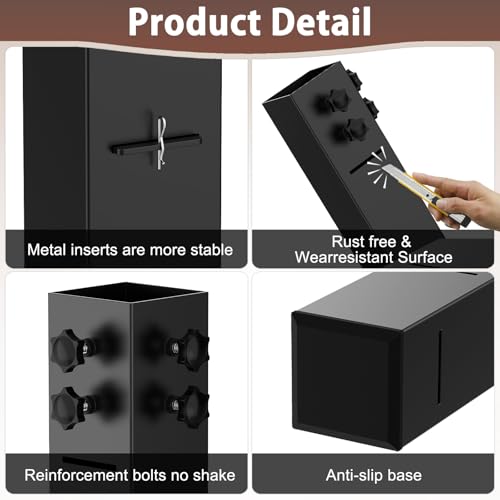 Adjustable Carbon Steel Bed Risers for College Dorms - 3.15" Diameter