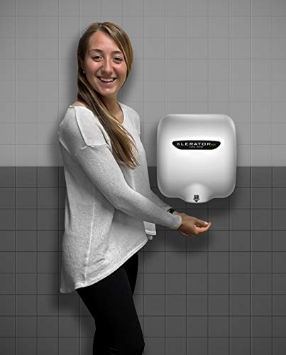 High Speed Energy Efficient Hand Dryer - 10 Sec Dry Time, White Cover