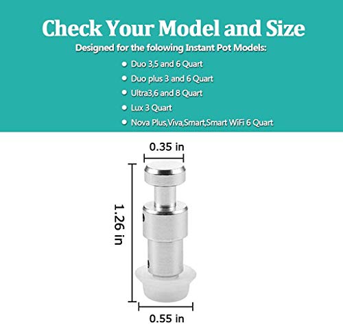Pressure Cooker Float Valve and Steam Release Handle Replacement Set