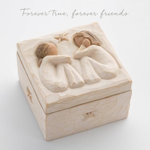Friendship Keepsake Box with Hand-Painted Sculpted Figures