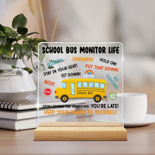Thank You Gift for School Bus Driver Retirement Farewell Birthday Christmas - School Bus Driver G