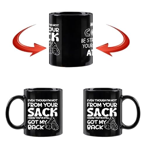 Step Dad Mug - Funny Bonus Dad Gift from Daughter or Son, 11 oz Black