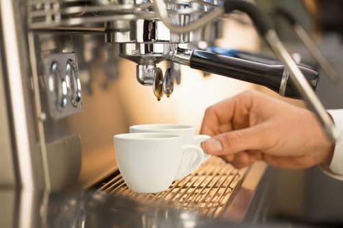 White Ceramic Espresso Cups Set of 2, 75ml Demitasse Coffee Mugs