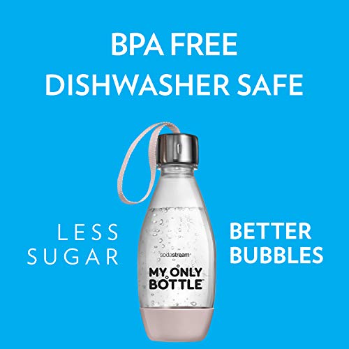 SodaStream 0.5L Pink Blush My Only Bottle - Dishwasher Safe, BPA-Free, Travel-Friendly