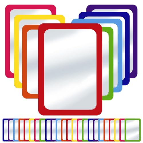 32 Pcs Small Unbreakable Mirrors for Kids, 6x4 Inch Shatterproof Acrylic