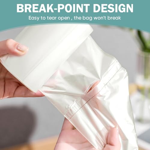 4 Gallon Small Trash Bags - 100 Count Unscented Leak-Proof Garbage Bags