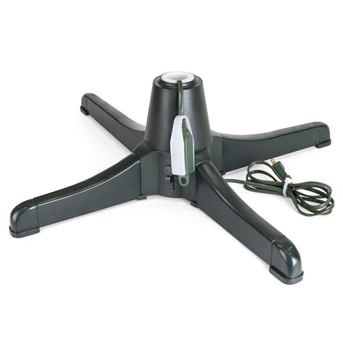 360-Degree Rotating Christmas Tree Stand for Artificial Trees up to 7.5ft