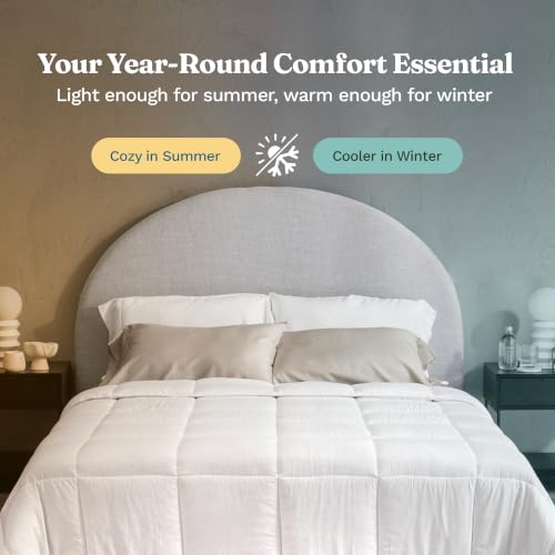 Bamboo Comforter Twin XL - 100% Viscose, Breathable, Hypoallergenic