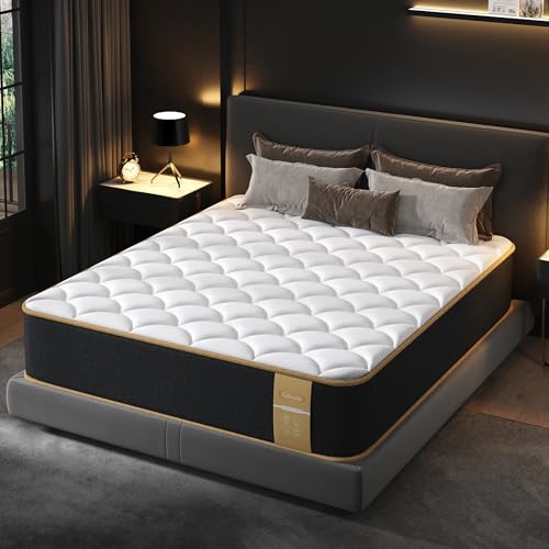 8-Inch Full Size Hybrid Mattress with Cooling Gel Memory Foam and Pocket Springs