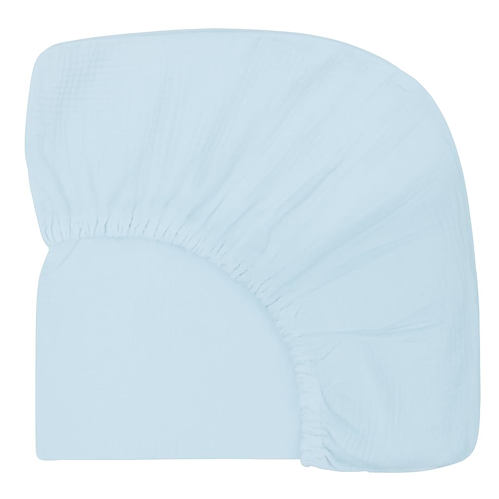 Extra Soft Muslin Fitted Crib Sheets 100% Cotton Baby Crib Sheets for Standard Crib Mattress | 28 X 52 Inches