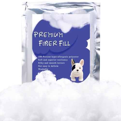Polyester Fiberfill Stuffing 200g (7oz) - High Resilience Craft Fiber Fill