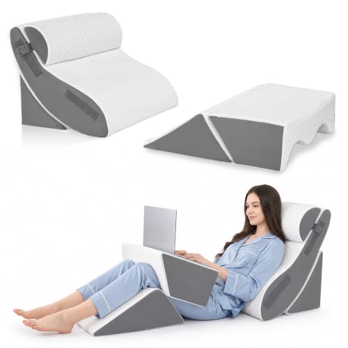 5PCS Adjustable Wedge Pillow Set for Post-Surgery Recovery & Comfort
