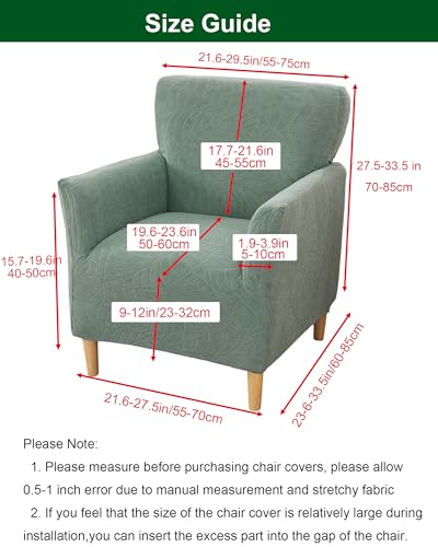 Stretch Accent Chair Cover for Living Room, Washable & Pet Friendly