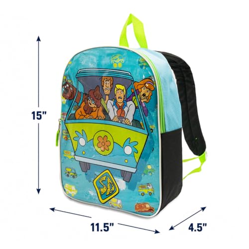 Fast Forward Scooby Doo 15-Inch Kids School Backpack for Boys