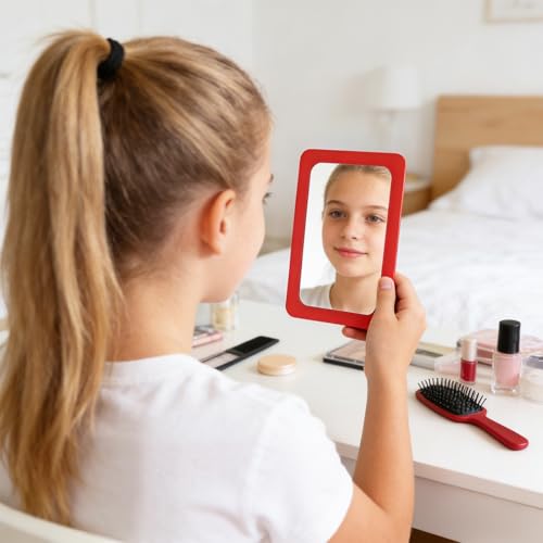 15-Piece Shatterproof Acrylic Mirror Set - Colorful Small Handheld Mirrors