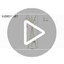 Modern Gold Metal Coat Rack with 9 Hooks and Storage Shelf, 71-Inch Hall Tree