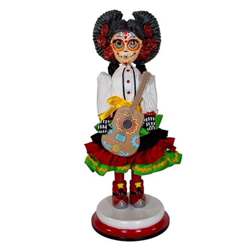 16-inch Day of The Dead Girl Nutcracker - Cultural Holiday Decor by Kurt Adler
