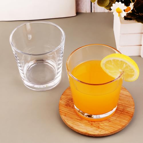 BTGLLAS Small 9oz Lowball Glasses Set - 6pc Lead-Free Crystal Drinkware for Water & Cocktails