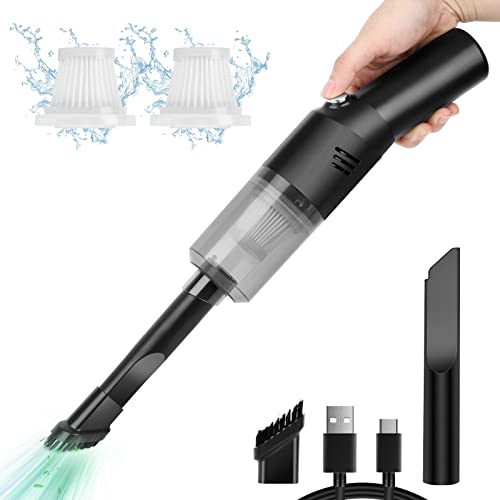 Cordless Handheld Vacuum Cleaner - Lightweight Portable Mini Vacuum for Car