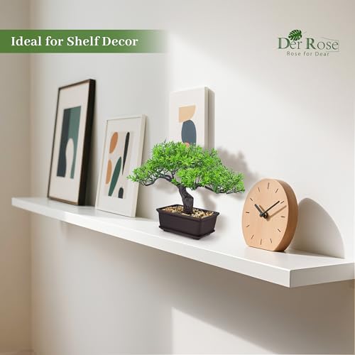 8" Artificial Bonsai Tree - Faux Plant for Zen Decor