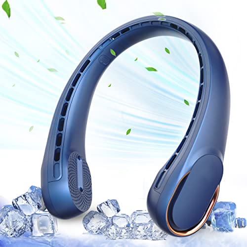 Bladeless Rechargeable Neck Fan 4000mAh Portable Personal Fan