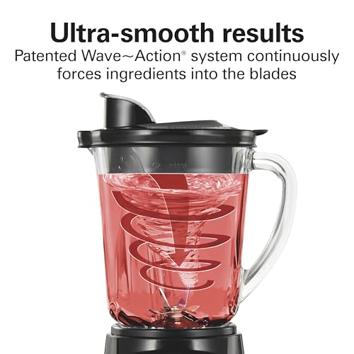 700W Electric Countertop Blender with 40 oz Glass Jar & 12 Functions